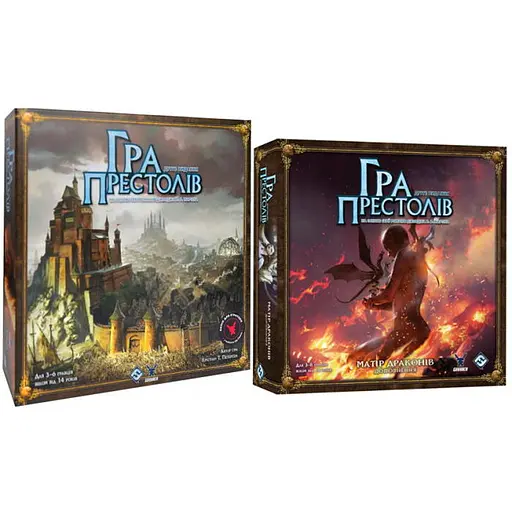Настільна гра Geekach Games Гра престолів. Друге видання з доповненням Матір драконів (укр.) (GKCH187gt+1) - фото 1