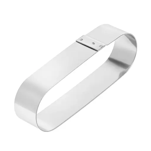 Металлические овальные формочки порционные для эклеров, пирожных и тарталеток 12х4х2.5 см (набор из 4 штук), Master Class Серый 87231 - фото 8