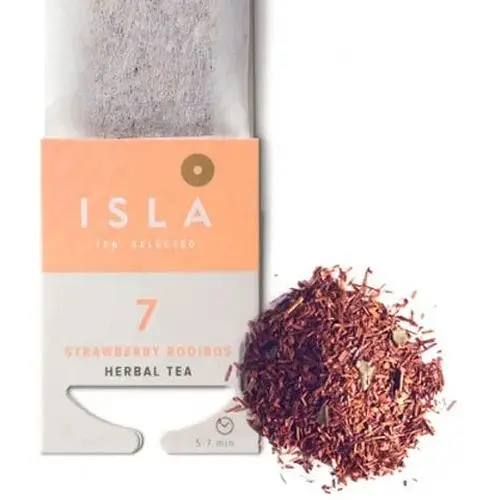 Чай ройбуш Isla Strawberry №7 з полуницею на чайник 4 г х 10 шт - фото 1
