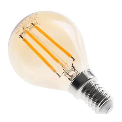 Лампа Brille світлодіодна LED 4W E14 COG WW G45 Amber 220 В - фото 5