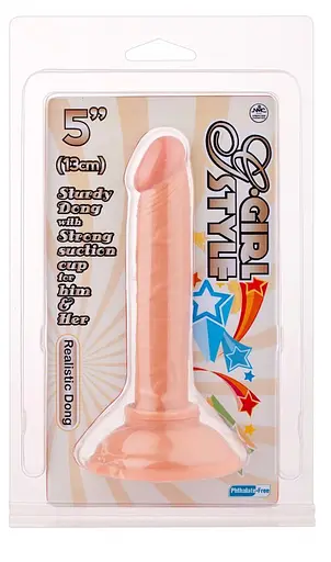Фалоімітатор NMC G-Girl Style 5" 15 см тілесний - фото 3