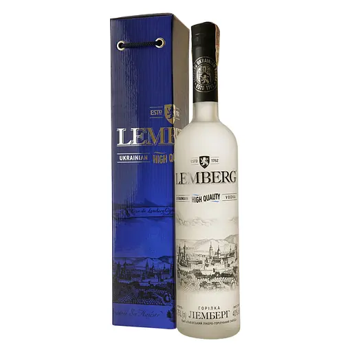 Горілка Lemberg 40% 1.75 л в коробці - фото 1