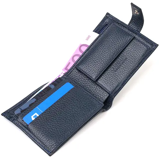 Мужской кожаный кошелек Canpellini 11.5х9.7х2 см acs0025628 - фото 4