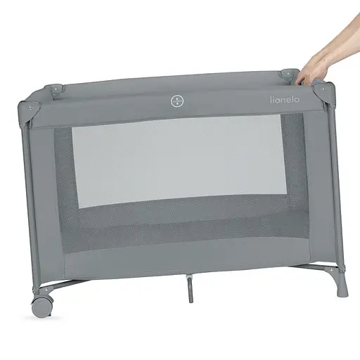 Дитяче ліжечко-манеж Lionelo Amelie Grey Concrete (LO-AMELIE GREY CONCRETE) - фото 4