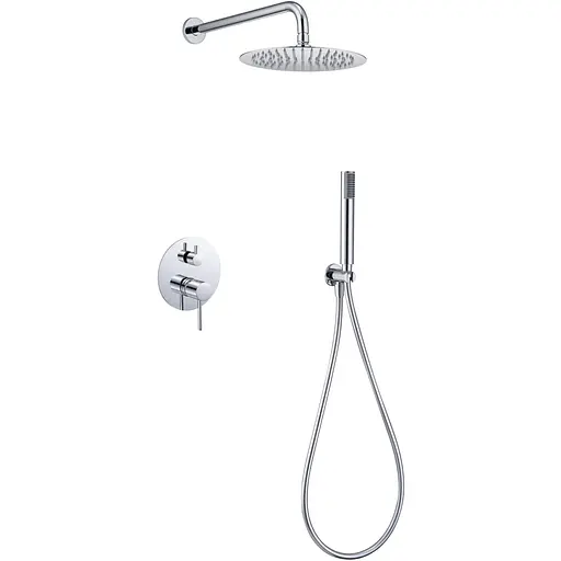Душова система прихованого монтажу Imex Monza хром GPM039, Хром - фото 1