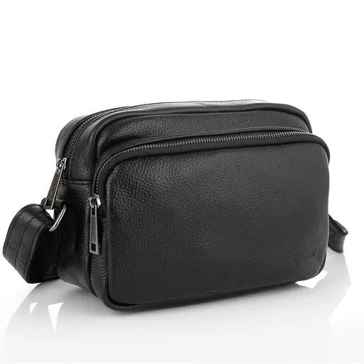 Чоловіча шкіряна сумка-месенджер TARWA 23х16х11 см sum0025413 - фото 1