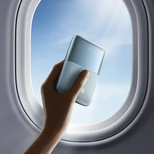 Акумулятор зовнішній Baseus Bipow Pro Digital Display 20000 mAh 22.5W PPBD030003 / PPBD2-20 блакитний - фото 7