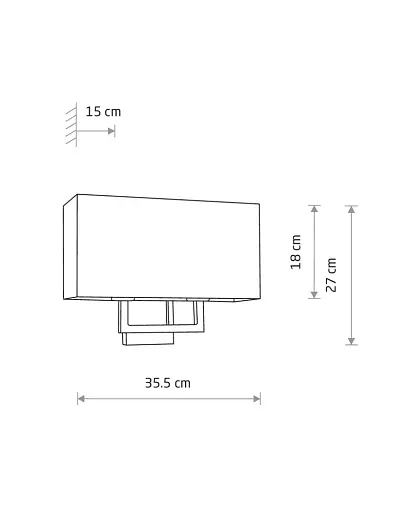 Бра, настінний світильник Nowodvorski 11784 Hotel Mood E27 2x10W IP20 світло-бежевий - фото 4