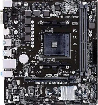 Материнская плата ASUS Prime A320M-R (Prime A320M-R) (Socket AM4, AMD A320, Micro-ATX) Б/у - фото 1