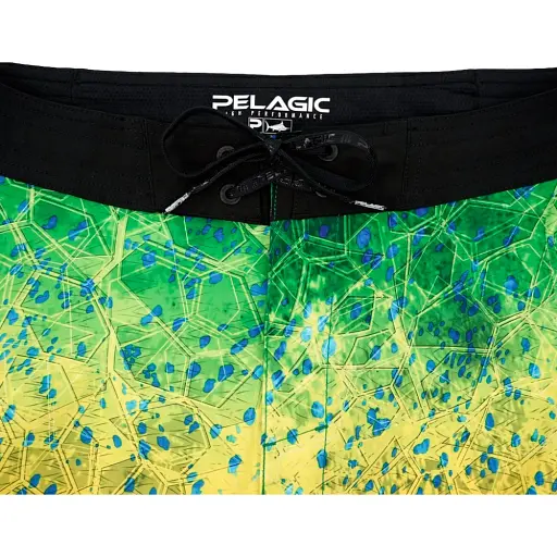 Шорты Pelagic Blue Water Fishing Shorts 30 Green Dorado - фото 3