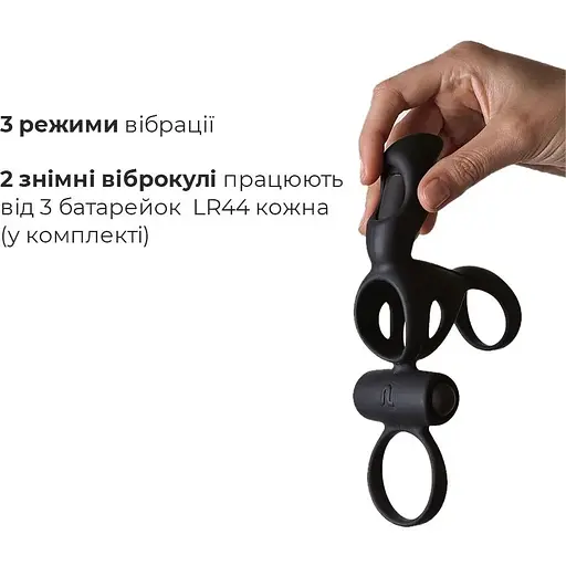 Насадка на член с вибрацией Adrien Lastic Spartacus R - фото 5