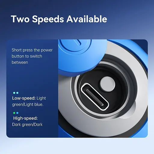 Перезаряджається інтерактивна котяча голочка синього кольору Speedy Sprint Ball Toy для Cat Type-C - фото 4