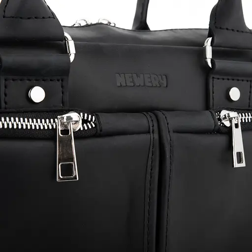 Чоловічий шкіряний портфель Newery sum0026714 - фото 4