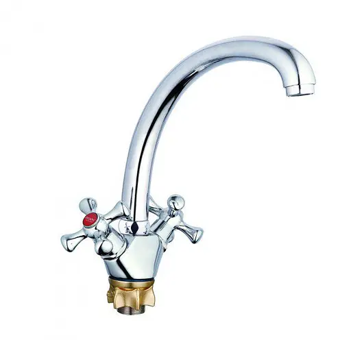 Змішувач для кухні Zegor DAK4-B827 двовентильний 30412 - фото 1