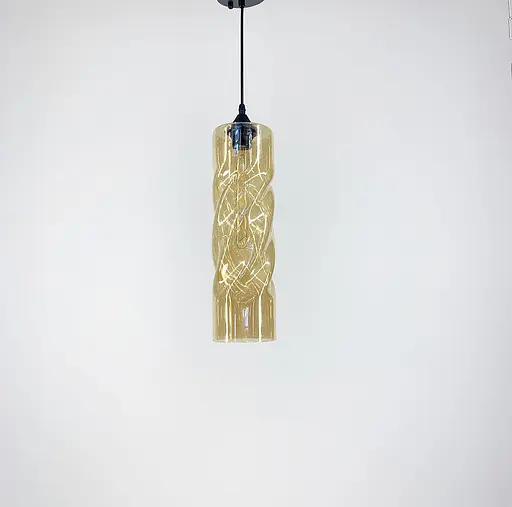 Підвісний світильник VITALUCE Line.F Колір плафона Янтарний - фото 1