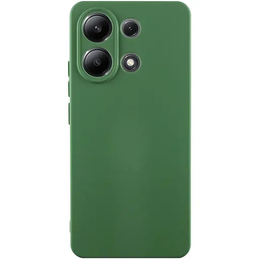 Чехол Getman TPU Liquid Silk Full Camera для Xiaomi Redmi Note 13 4G Зеленый/Dark green - фото 1