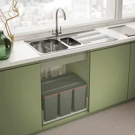 Смеситель для кухни Franke Lina Clear Water, длина излива - 272 мм, поворотный, 1+1 фильтр, хром - фото 8