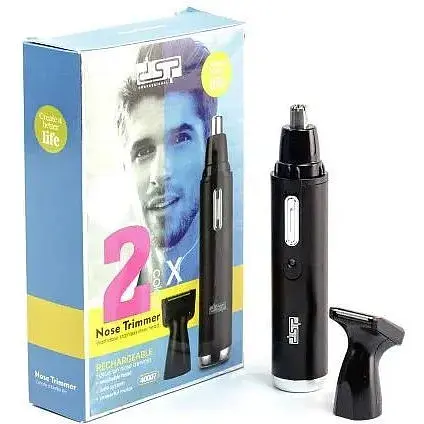 Триммер беспроводной аккумуляторный DSP 40007 для носа ушей и бороды 2 в 1 3 Вт Черный - фото 1