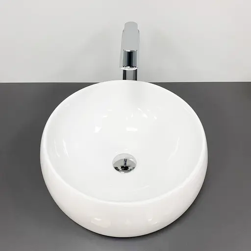 Умивальник VBI Laterza white накладний VBI-015801, Білий - фото 3