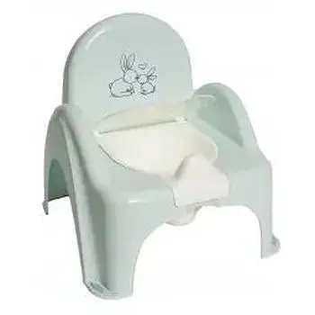 Дитячий горщик-стільчик Tega Baby Зайчики з музикою салатовий