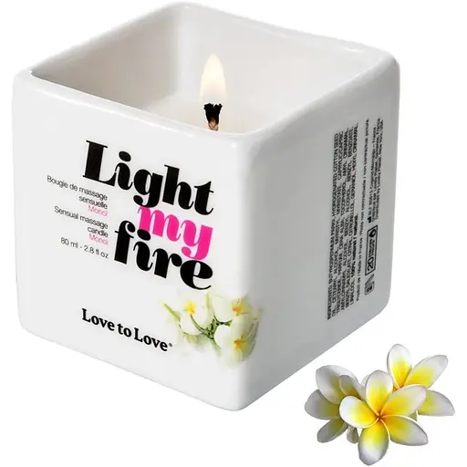 Массажная свеча Love To Love Light My Fire Monoi (80 мл) - фото 2