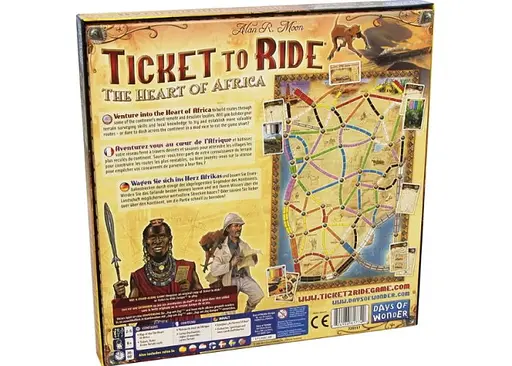 Настільна гра Days of Wonder Квиток на поїзд - Колекція карт №3: Серце Африки (Ticket to Ride - Map Collection 3: The Heart of Africa) (англ.) (DOW720117) - фото 3