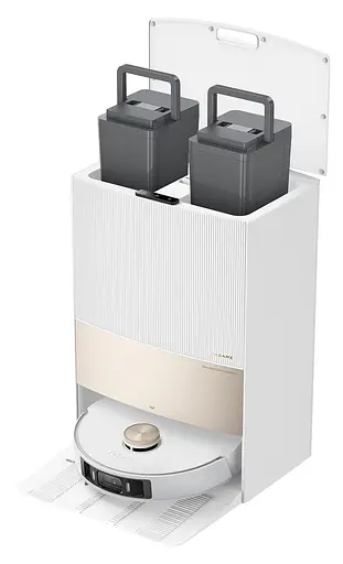 Робот-пилосос з вологим прибиранням Dreame Bot L20 Ultra White - фото 3