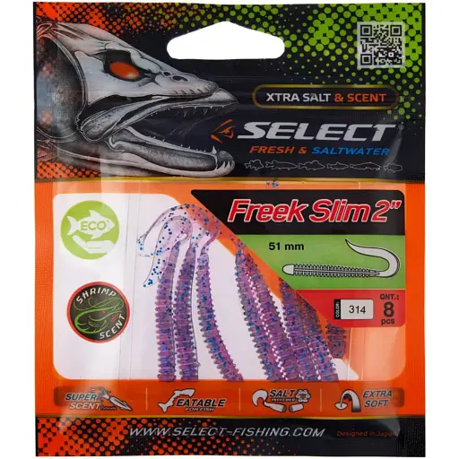 Силікон Select Freek Slim 2" #314 (8 шт/уп) - фото 2