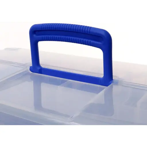 Ящик Meiho New City Luck 75 Tackle Box 390x214x212mm Blue - фото 4