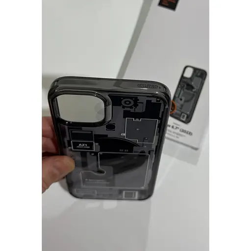 Чохол оригінальний протиударний Spigen Ultra Hybrid Crystal MagSafe для iPhone 14 Plus/15 Plus Zero One ACS06664 - фото 8