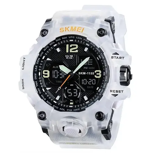 Чоловічий годинник Skmei Hamlet 1155 Білий
