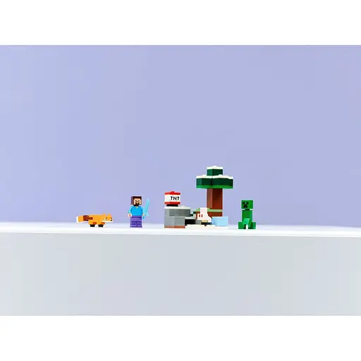 Конструктор LEGO Minecraft Пригоди Стіва в тайзі 79 деталей (21583). - фото 3