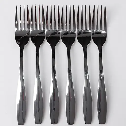 Набор столовых вилок Yiwu 6 штук из нержавеющей стали 20 см вилки кухонные столовые приборы классический стиль HP-16978-14 - фото 4