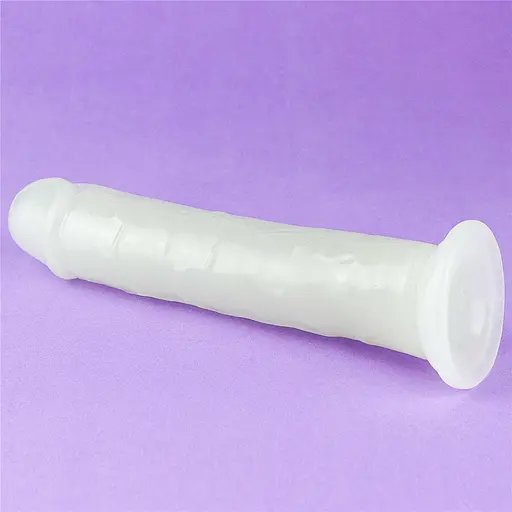 Фалоімітатор неоновий Lumino Play Dildo 21 см синій - фото 18