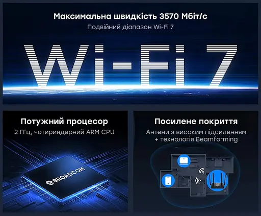 WiFi 7 Mesh-маршрутизатор Cudy WR3600H 2.5G двухдиапазонный BE3600 (73-00557) - фото 5