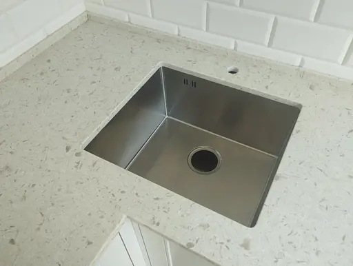 Кухонная мойка из нержавеющей стали 50 см под столешницу Nett NS-5045, Нержавеющая сталь - фото 7