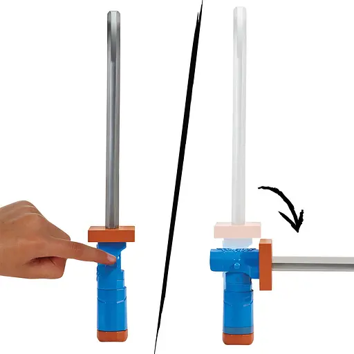 Набір іграшково] зброї TMNT Мovie III W3  Катана Леонардо Обертальний удар (84266) - фото 3