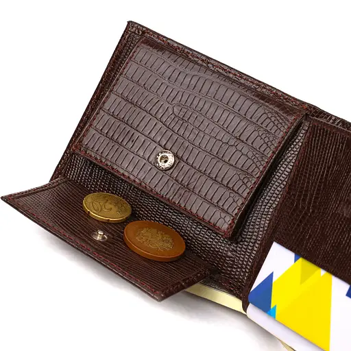 Мужской кожаный кошелек Canpellini 11х9.5х2 см acs0025671 - фото 5