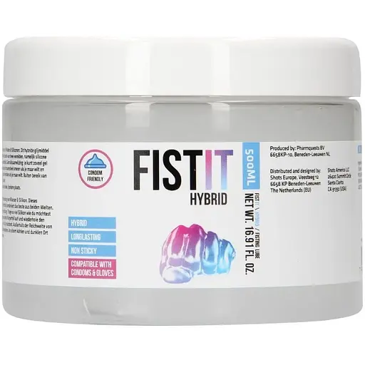Лубрикант на гібридній основі Shots Fist It Hybrid 500 мл