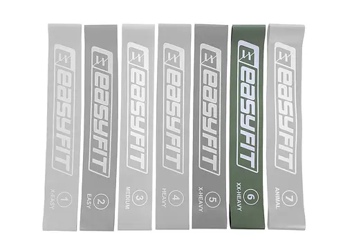 Гумка для фітнесу EasyFit №6 сіра (EF-1813-6) - фото 3