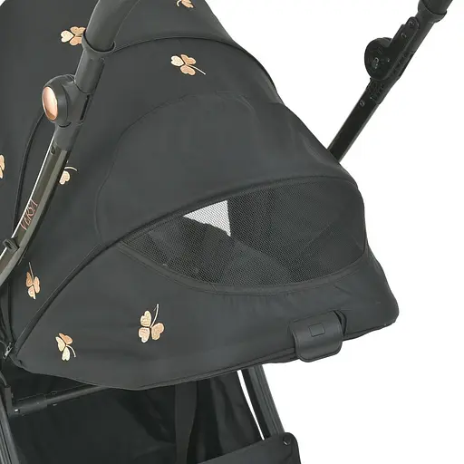 Детская прогулочная коляска-книга El Camino ME 1078 Versa Clover Black Черная - фото 10