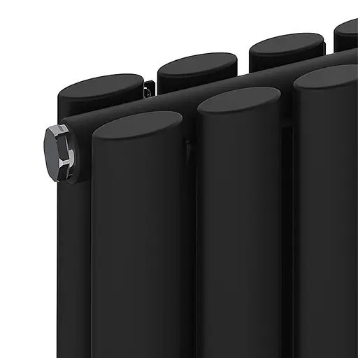 Радіатор дизайнерський Ideale Adele 12 8/1500/472 чорний, Чорний - фото 2