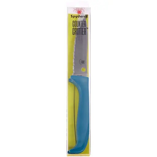 Ніж Spyderco Counter Critter Blue Serrated - фото 3