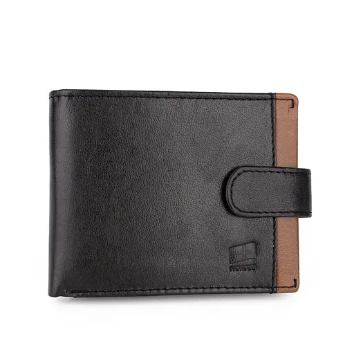 Гаманець чоловічий шкіряний Nordee REINN 992L чорний - фото 1