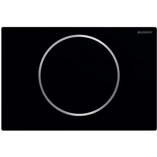 Клавіша змиву Geberit Sigma10 чорний мат 115.758.14.5, Чорний матовий - фото 1