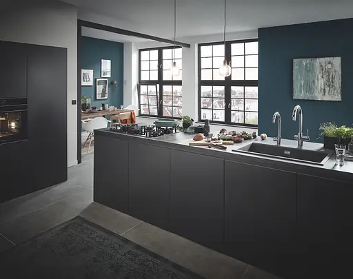 Кухонна мийка Grohe Granite Grey 780 x 510 мм 31652AT0, Сірий - фото 4