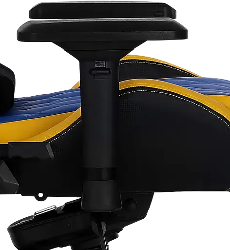 Геймерское кресло GT Racer синее с желтым (X-0724 Blue/Yellow) - фото 9