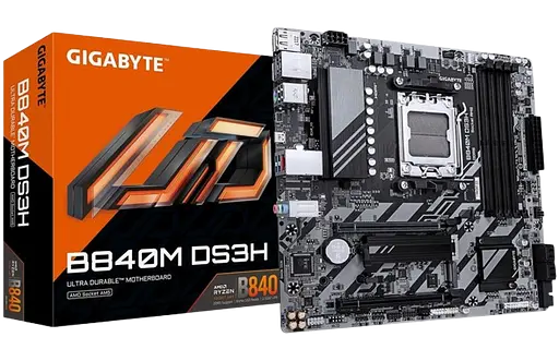 Материнська плата Gigabyte B840M DS3H Socket AM5 (B840M DS3H)
