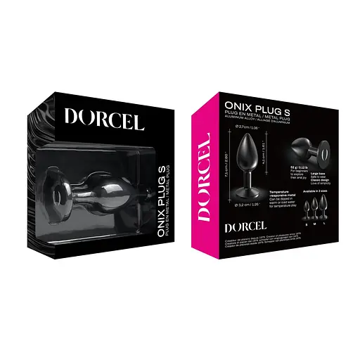 Анальная пробка Dorcel Onix Plug S 7.1 см (черный) - фото 8