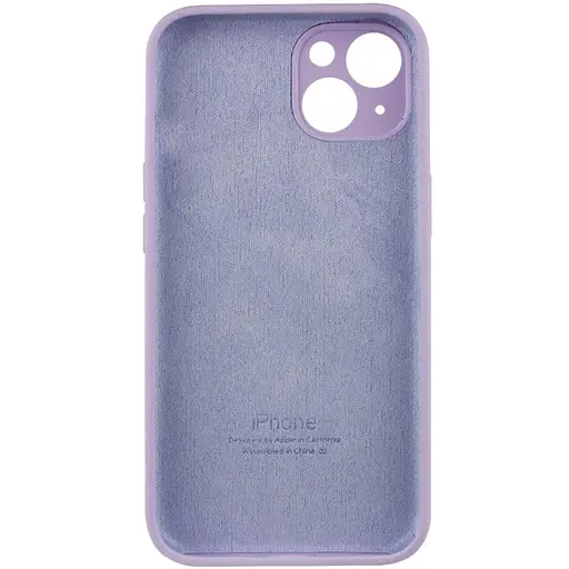 Чохол Epik Silicone Case Full Camera Protective AA для Apple iPhone 14, 6.1 Бузковий/Lilac - фото 4